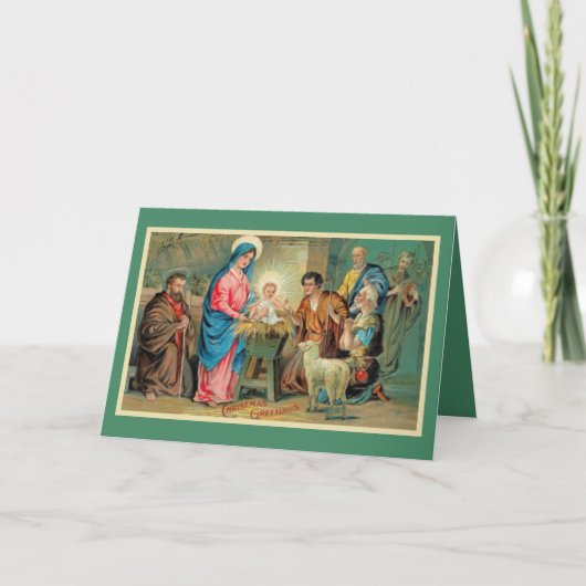 王生まれたばかりの様 シーズンカード (正面)