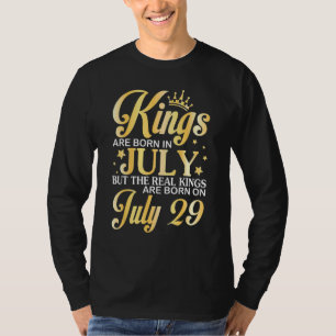 王生まれは7月だが王は実在生まれ王だ Tシャツ