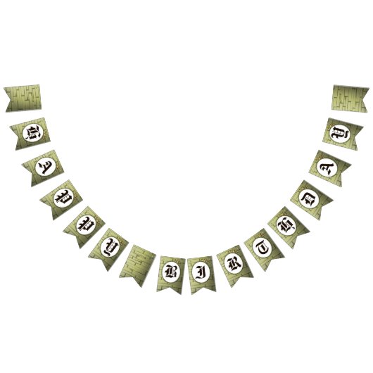 王立誕生日パーティー バンティングフラッグ (全)