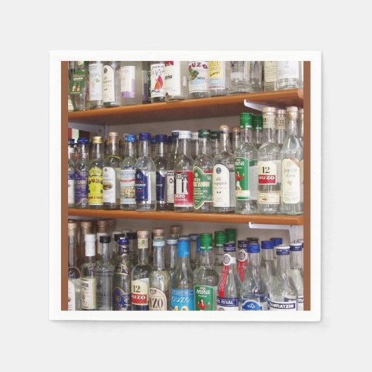 王蔵 スタンダードカクテルナプキン (正面)