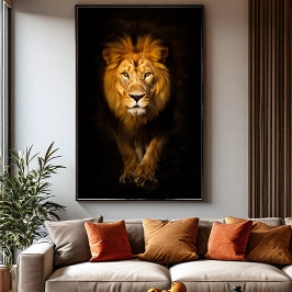 王静か王 キャンバスプリント