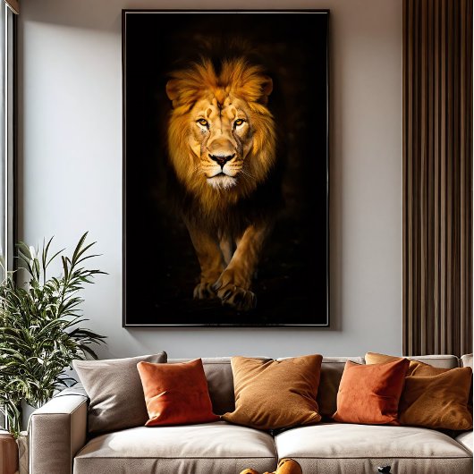 王静か王 キャンバスプリント