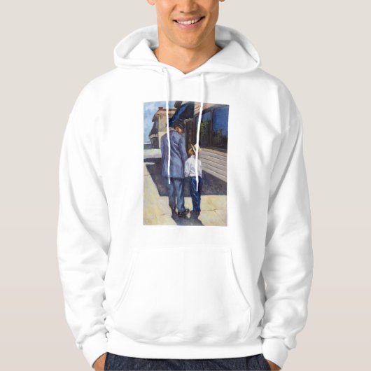 王2001年の教育 パーカ (正面)