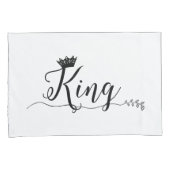 「王」と「女王」 枕カバー (正面右)