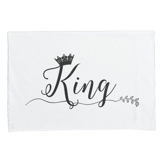 「王」と「女王」 枕カバー (正面右)