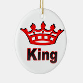 王 セラミックオーナメント (右)