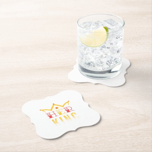 王 ペーパーコースター (インサイチュ)