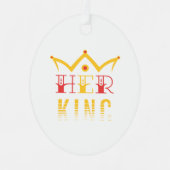 王 メタルオーナメント (正面)