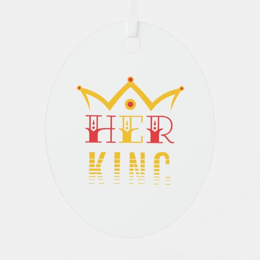 王 メタルオーナメント (正面)