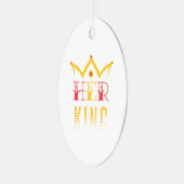 王 メタルオーナメント (正面左)