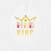 王 メタルオーナメント (裏面)