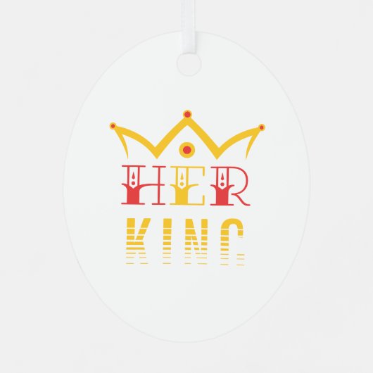 王 メタルオーナメント (裏面)