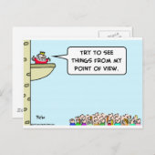 王 私の立場から物を見て ポストカード (正面/裏面)