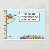 王 私の立場から物を見て ポストカード (正面)