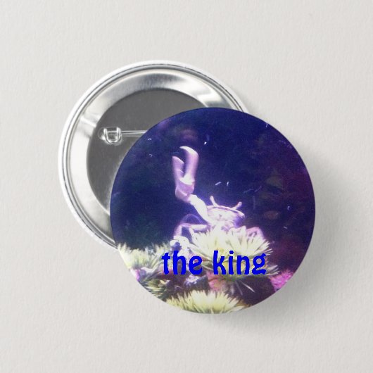王 缶バッジ (正面&裏面)