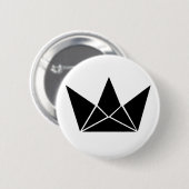 王 缶バッジ (正面&裏面)