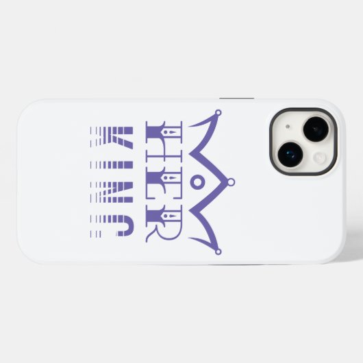 王 Case-Mate iPhoneケース (裏面 (横))