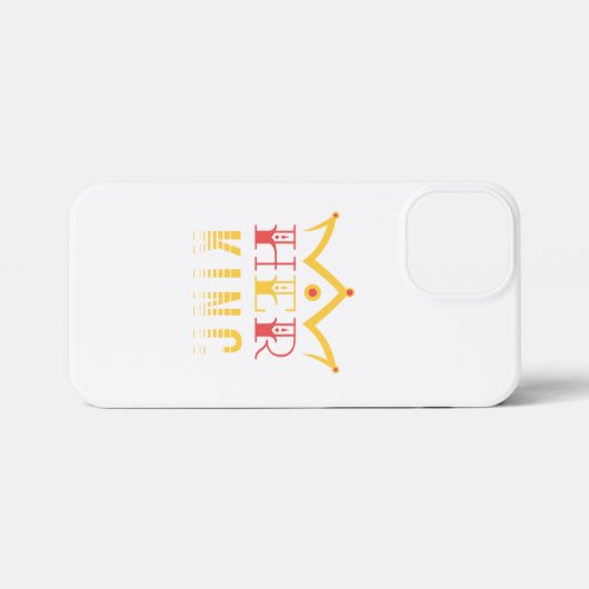 王 iPhoneケース (裏面横)