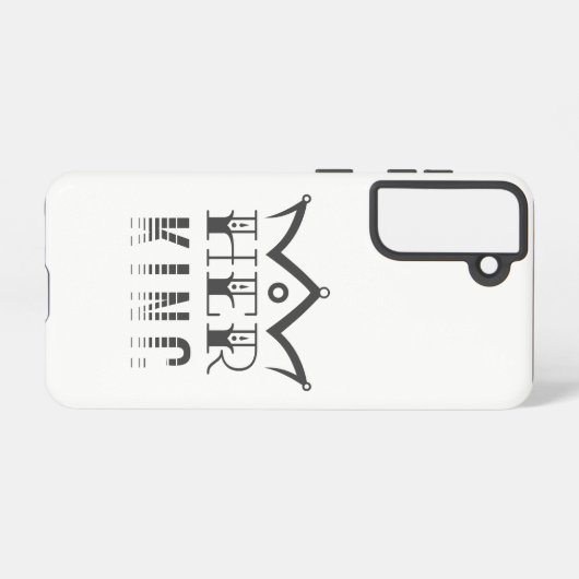 王 SAMSUNG GALAXYケース (裏面横)