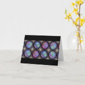 王Eggs Greetingおよびメッセージカード カード (黄色い花)