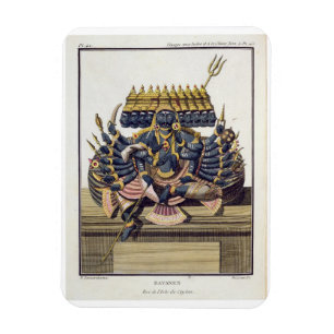 王Ravana、「旅行補助Indからのセイロン島の鬼、 マグネット