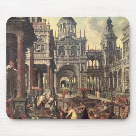 王SolomonおよびShebaの女王 マウスパッド (正面)