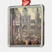 王SolomonおよびShebaの女王 メタルオーナメント (左)