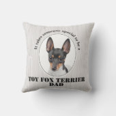 玩具キツネテリアパパ枕 クッション (裏面)