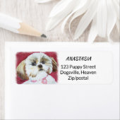 玩具シーズー（犬）TZUミックス ラベル (インサイチュ)