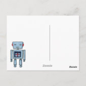 玩具ロボットはがき ポストカード (裏面)