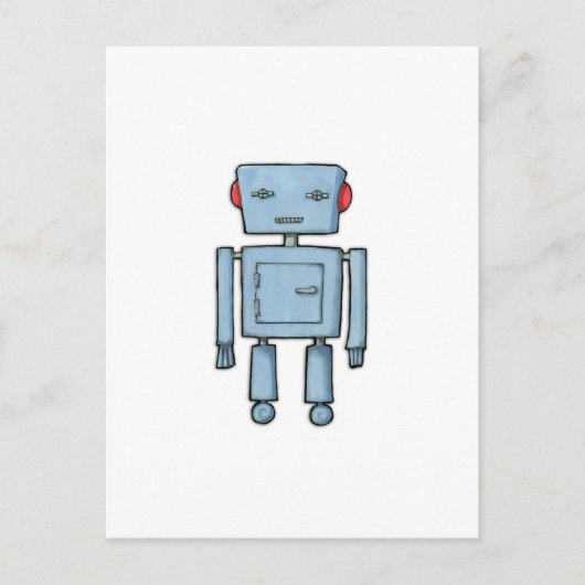 玩具ロボットはがき ポストカード (正面)