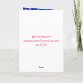 玩具ロボットカスタム用挨拶カード カード (裏面)