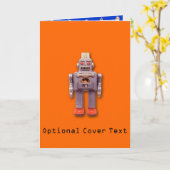 玩具ロボットカスタム用挨拶カード カード (黄色い花)