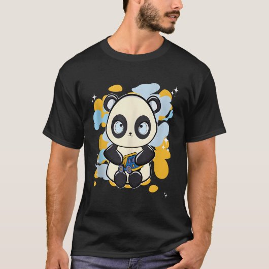 玩具付きパンダ Tシャツ (正面)