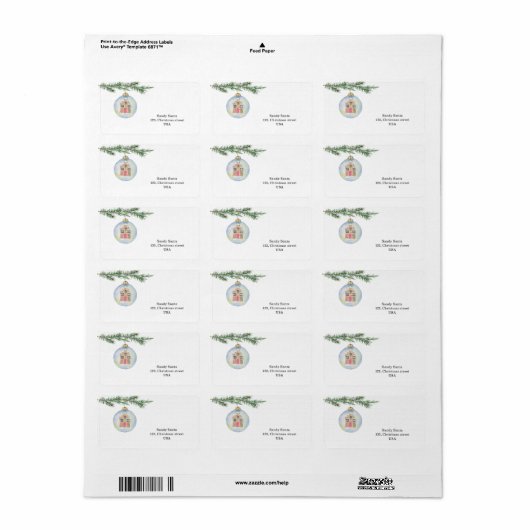 玩具付き冬枝 ラベル (フルシート)