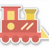 玩具列車 シール (正面)