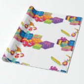 玩具及びギフト包装紙 ラッピングペーパー (アンロールド)