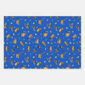 玩具建築車 ラッピングペーパーシート (正面2)