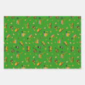 玩具建築車 ラッピングペーパーシート (正面)