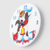 玩具牛壁時計 ラージ壁時計 (傾斜)