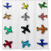 玩具航空機用シャワーカーテン シャワーカーテン (正面)