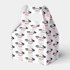 玩具警察車名前をカスタムする子供の誕生日 フェイバーボックス