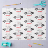 玩具警察車名前をカスタムする子供の誕生日 薄葉紙 (クラフト)