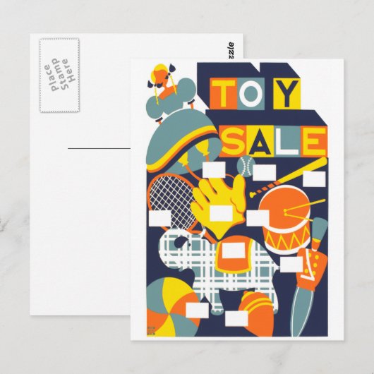 玩具販売 ポストカード (正面/裏面)