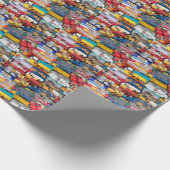 玩具車包み紙 ラッピングペーパー (角)