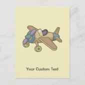 玩具飛行機 ポストカード (正面)