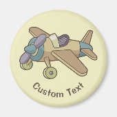 玩具飛行機 マグネット (正面)