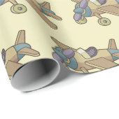 玩具飛行機 ラッピングペーパー (ロールコーナー)