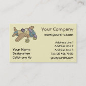 玩具飛行機 名刺 (正面)