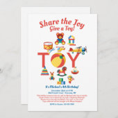 玩具駆動招待状 招待状 (正面/裏面)